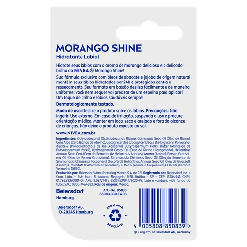 PROTETOR LABIAL NIVEA  FRUITY