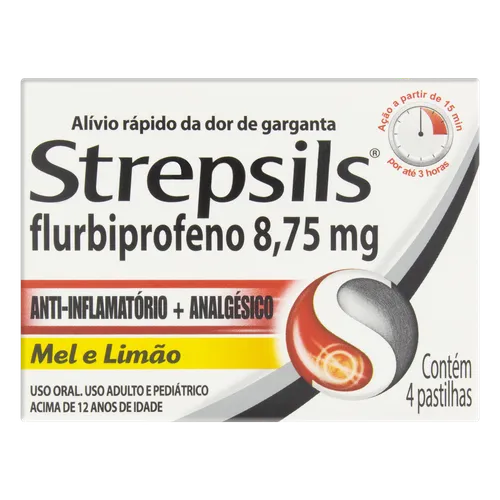 STREPSILS MEL E LIMAO 4PAST
