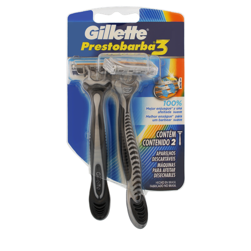 PRESTOBARBA 3 C/2