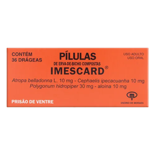 IMESCARD 36 PILULAS