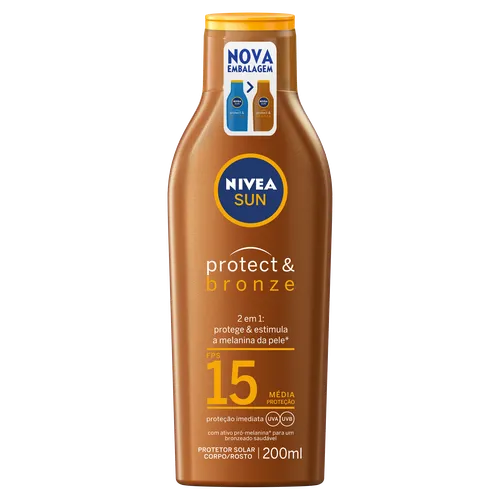 NIVEA SUN FPS 15 PROT E BRONZ