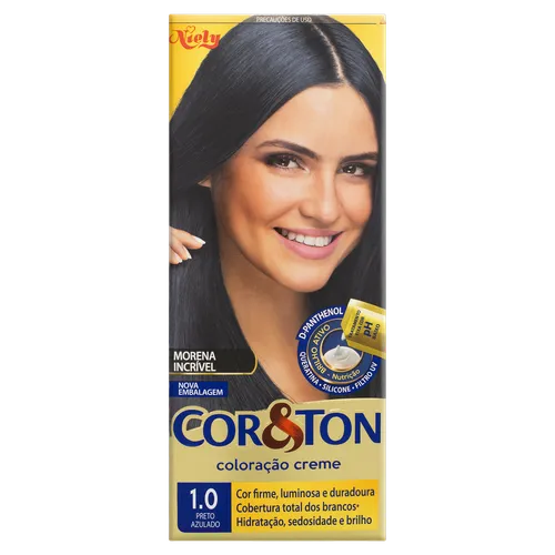 COR&TON 1.0 PRETO AZUL 50G