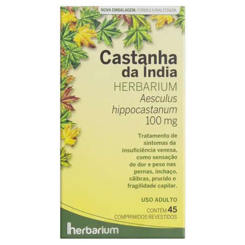 CASTANHA DA INDIA 45 CAPS HERB