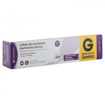 NEOMICINA+BACITRACINA 15G