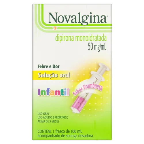 NOVALGINA 50MG SOLUCAO 100ML
