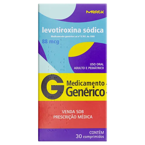 LEVOTIROXINA 88MCG C/30 COMP