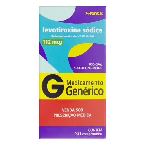 LEVOTIROXINA 112MCG C/30 COMP