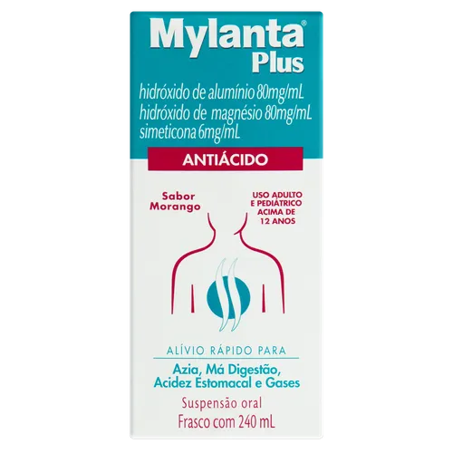 MYLANTA PLUS MORANGO 240ML