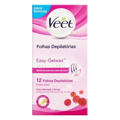 VEET FOLHA PRONTA C/12 PELE NO