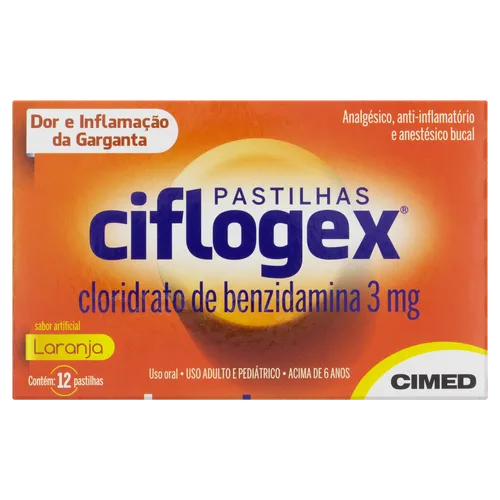 CIFLOGEX LARANJA 12PASTILHAS
