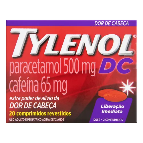 TYLENOL DC 500MG C/20COMP