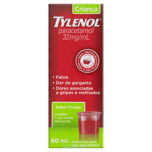 TYLENOL CRIANCA 60ML + COPO