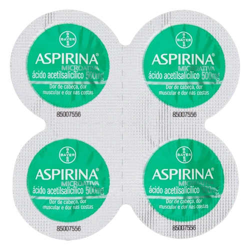 ASPIRINA 500MG 4CP