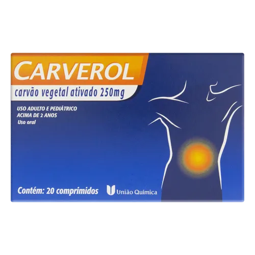 CARVEROL 250MG C/20 COMP