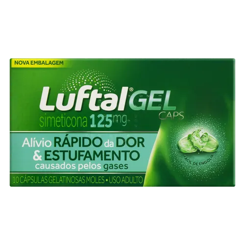 LUFTAL MAX 125MG 10CAPS GEL