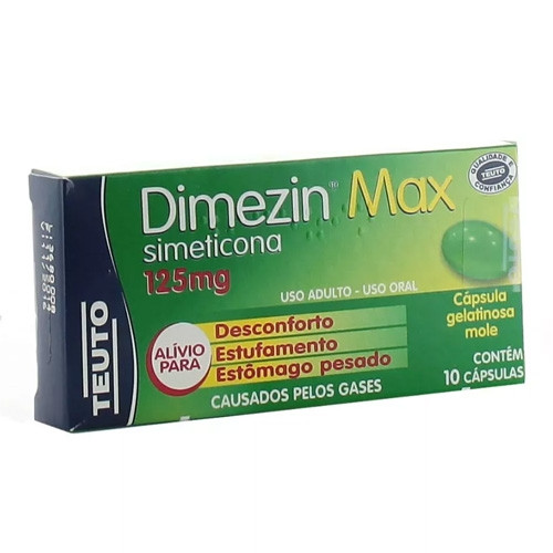 DIMEZIN MAX 125MG 10CAPS GELA