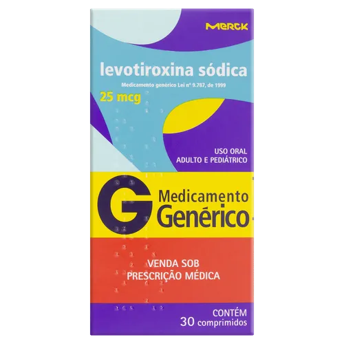 LEVOTIROXINA 25MCG C/30COMP
