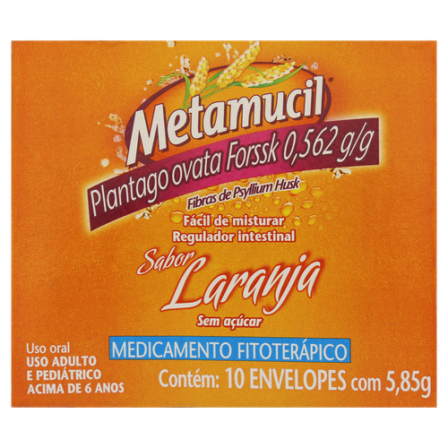 METAMUCIL LARANJA C/10 ENV