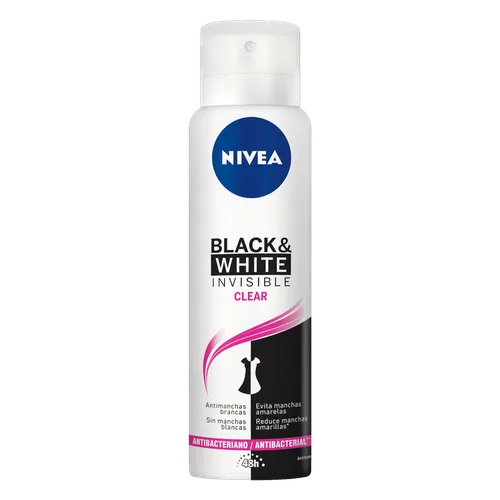 DESOD NIVEA AER FEM B&W CLEAR