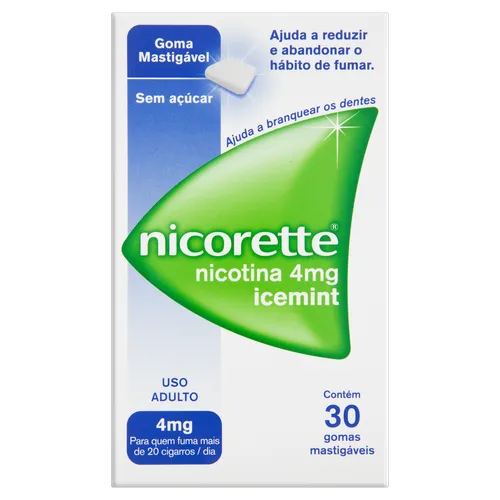 NICORETTE 4MG 30GOMAS
