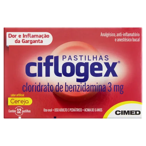 CIFLOGEX CEREJA 12PASTILHAS